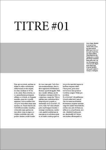 Grille modulaire exemple 2